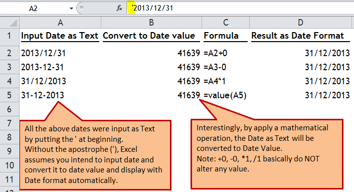 excel convert date to serial date